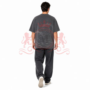Everyday Fashion <b>Sun</b> Faded <b>Drop</b> Shoulder T-Shirt With Premium Cotton Material For Long Lasting Comfort - Product Image 3