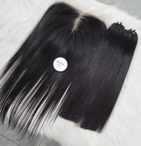 Lots de Cheveux Humains Vierges de Luxe à Cuticules Alignées, Qualité Supérieure 12A, 18 pouces, Lisses Comme des Baguettes, Double Tirage, Origine Vietnamienne, Vente en Gros pour Fournisseurs - Product Image 5