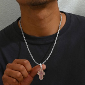 Colgante Hip Hop a Precio Mayorista, Joyería Hip Hop de Gran Demanda, Collar con Colgante Hip Hop, Cruz Hip Hop - Product Image 4