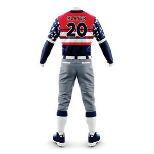 Tenue d'équipe de baseball personnalisée pour adultes – Maillot et pantalon durables, respirants, anti-humidité, protection UV UPF 50 – Vêtements de sport d'été - Product Image 2