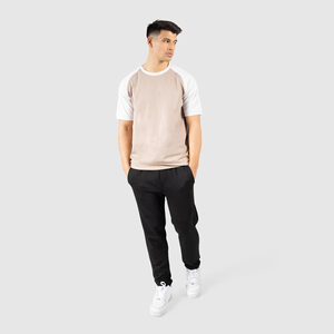 Nueva Camiseta de Manga Larga Unisex con Contraste en los Mangas Raglán, Diseño Gráfico Personalizado, Cuello Redondo, Camiseta de Manga Larga para Hombre - Product Image 1