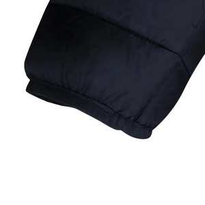Men's Casual Lightweight Winter <b>Coat</b> Oversize Puffer Jacket Stand Collar Hood Solid Color Polyester Outerwear for Outdoor Warmth - Product Image 2