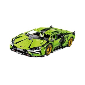 1254 Piezas de Bloques de Construcción Técnicos de Plástico ABS, Lamborghini Sian FKP 37 MOC, Modelo de Edificios Famosos, Ladrillos de Juguete, Regalos, Escala 1:12 - Product Image 1