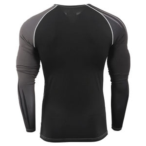 T-shirt de compression pour homme, respirant, anti-transpiration, extensible, pour l'entraînement sportif - Product Image 6