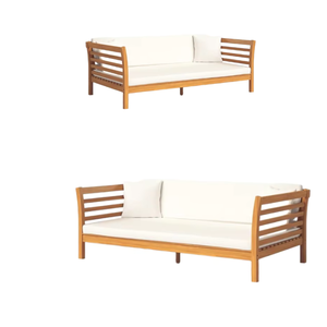 Kanepe klasik veranda mobilya takımı veya birim Teak ahşap tasarım rahat ve güzel tasarım endonezya - Product Image 5