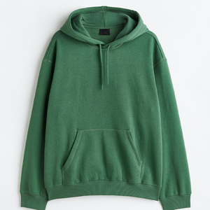 เสื้อฮู้ดดี้สีเหลืองสไตล์สตรีทแวร์ ตัดเย็บขอบเสื้อแบบพิเศษ ปักโลโก้แบบกำหนดเอง ผ้าเฟรนช์เทอร์รี่ แต่งดีเทลขาดๆ - Product Image 5
