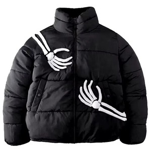 Winter Trendy High Quality <b>Long</b> Sleeve Men's Puffer <b>Jacket</b> Custom OEM Breathable Windproof Cotton Filled Design Stand - Product Image 1
