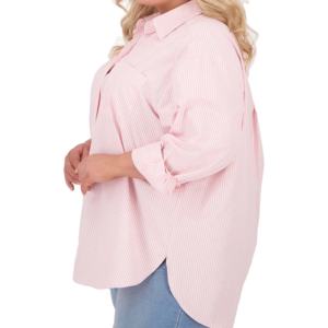 Women's Open Neck Summer Streetwear <b>T</b>-<b>Shirts</b> Plus Size Breathable Cotton Custom Logo Polo Collar Design Wholesale Print Fabric - Product Image 1