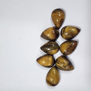 Piedras preciosas sueltas de tigre natural en forma de lágrima de buena calidad, hermoso acabado elegante para la fabricación de joyas - Product Image 4