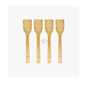 Eco Friendly Bamboo Spatula Natural Cooking <b>Utensil</b> for Frying and Wholesale Supply - Product Image 2