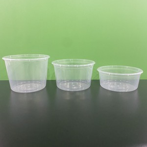 2026 New promotion 24/30oz Injection Round Shape Plastic Food Containers With <b>Lids</b> Transparent <b>Microwave</b> Safe Container - Product Image 6