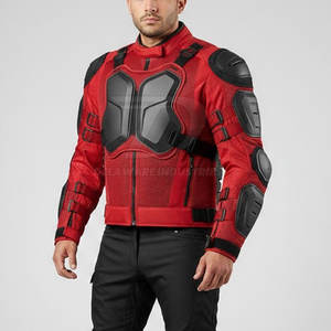 Veste de protection tendance pour moto, coupe classique, coutures renforcées et matière légère pour un confort de conduite quotidien - Product Image 4