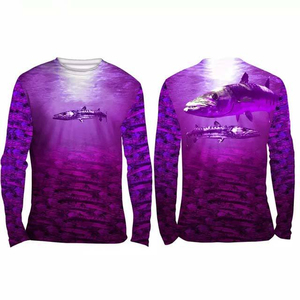 Chemises de pêche personnalisées pour adultes en gros, protection UPF 50, séchage rapide, vêtements d'extérieur pour pêcheurs, fournisseur OEM en gros, couleurs personnalisées - Product Image 4