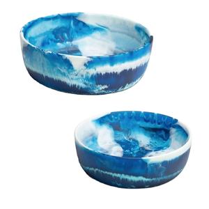 DÉCORATIF FAIT À LA MAIN AVEC bol de service Nouveau Design bol de service en résine fait à la main maison et jardin cuisine époxy et - Product Image 6