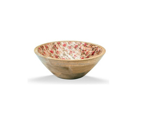Cuenco de madera con Mango respetuoso con el medio ambiente, cuenco de madera para servir sopa, con revestimiento esmaltado, nuevo plato para servir ensalada - Product Image 6