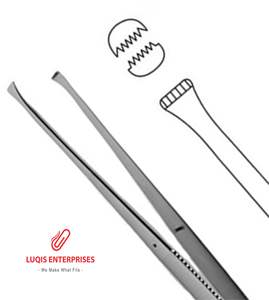 Pinzas Nelson para tejidos delicados, 6x7 dientes, instrumento quirúrgico de acero inoxidable, pinzas médicas de precisión - Product Image 2