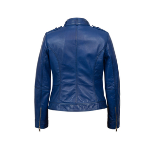Custom Women's Solid Leather <b>Jacket</b> Plus Size Winter Design Cotton Filling Zipper Closure Directly Pakistan Manufacturer OEM - Product Image 2