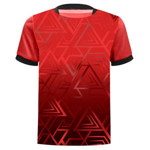 Camiseta de Fútbol Americano para Hombre con Estampado por Transferencia de Calor OEM, Manga Corta, Logotipo Frontal Personalizado - Product Image 3