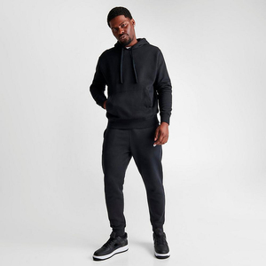 Conjunto Deportivo Premium para Hombre, Sudadera con Capucha Negra y Pantalones Jogger, Elegante y Cómodo, 100% Algodón Felpa, Ropa Deportiva Casual, Estilo Urbano - Product Image 1