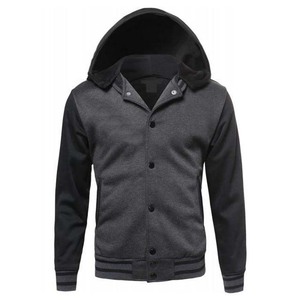 Sweat-shirt à capuche personnalisé avec logo brodé OEM, sweat-shirt épais pour homme, sweat-shirt unisexe avec couleur contrastée - Product Image 3