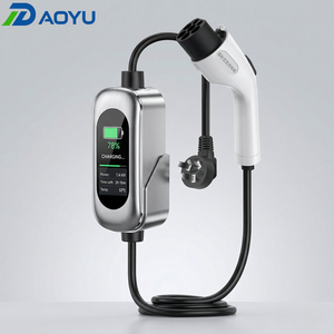 Chargeur EV portable 3,5 kW 7 kW le mieux noté, Type 2 GBT 220 V avec contrôle intelligent par application, borne de recharge rapide à domicile, EVSE mobile professionnel - Product Image 1