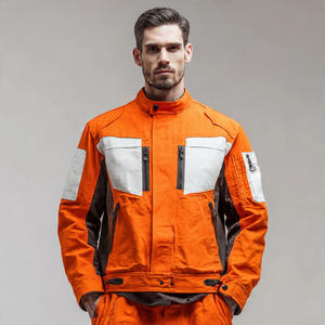 Men's Full Sleeve <b>Motorcycle</b> <b>Jacket</b> Windproof Textile Safety Gear All Seasons Adult Style - Product Image 6