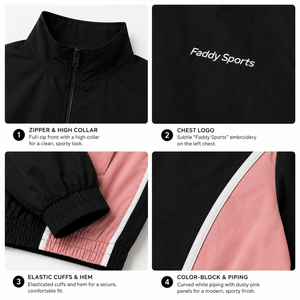 Veste coupe-vent légère et imperméable personnalisée, à blocs de couleur, pour hommes et femmes, pour le sport de plein air, la course à pied, vente en gros, streetwear unisexe - Product Image 4
