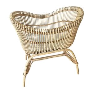 High Quality Baby Wicker Crib and Stand Wholesale Factory Price Hot Sale Cheap Newborn Bed Children Furniture Nursery Room - Product Image 2