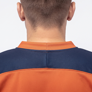 เสื้อฮอกกี้น้ำแข็งตาข่ายผู้ชายแบบซับลิเมชั่น แขนยาว คอวี - Product Image 5