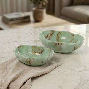 Handmade Polished <b>White</b> Wood <b>Bowl</b> Modern Design Durable Non-Toxic Salad Party Food <b>Serving</b> Gift <b>Bowl</b> for Housewarming - Product Image 4