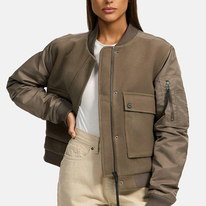 Vestes universitaires personnalisées pour hommes en toile 100% coton imperméable, corps respirant en satin avec poches, style Letterman - Product Image 5