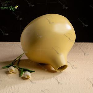 Jarrón de Mesa de Bambú Antiguo Minimalista Moderno Hecho a Mano, Accesorio Lacado de Estilo Vintage para Decoración del Hogar, Sala de Estar, Boda - Product Image 4