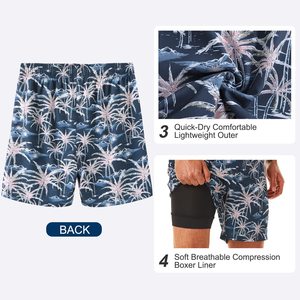 Premium Sublimation Men's <b>Board</b> Shorts 100% Polyester Hot Drawstring Quick-Dry Comfortable Fit Elastic Waist Training Gym - Product Image 5