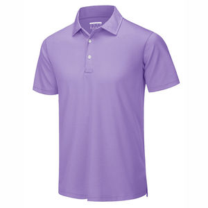 เสื้อโปโลผู้ชายสีน้ำเงินล้วน แขนสั้น ผ้าปิเก้ ทรงลำลอง ความยาวปกติ ผ้าถัก คุณภาพดีเยี่ยมจาก Five B Best Quality Supplier - Product Image 4