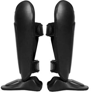 Nuevas Espinilleras de Cuero de Alta Calidad, Protección Profesional, Cierre de Velcro, Último Diseño, Espinilleras Hechas de Cuero - Product Image 5