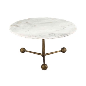 Luxury Handmade Metal Base <b>Coffee</b> <b>Table</b> with Genuine Natural Marble Top for Premium Interior Decoration - Product Image 3