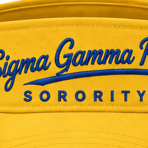 หมวกบักเก็ต Sigma Gamma Rho สำหรับผู้หญิง ปักลายตัวอักษรกรีก หมวกกันแดดผ้าฝ้าย หมวกแฟชั่นลำลอง สตรีทแวร์ ขายส่ง - Product Image 6
