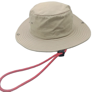 Casquette de chasse en toile réglable à large bord avec logo brodé personnalisé, chapeau de pêcheur de haute qualité - Product Image 2