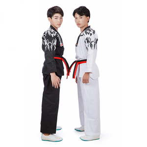 High Quality Custom Logo Karate Uniform With Embroidery New Arrival Training <b>Cheap</b> Price Custom Style Karate Uniform - Product Image 3
