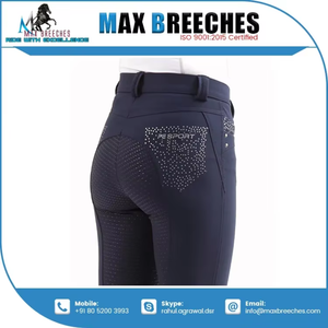 Leggings de equitación para niños con asiento completo, pantalones de montar con agarre de silicona, marca privada OEM ODM, alta calidad, ajuste cómodo - Product Image 6