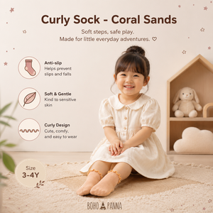 Chaussettes bouclées élégantes pour enfants en tissu corail, offrant un confort respirant et un ajustement extensible sûr, pour les 3 à 4 ans. - Product Image 2