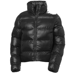 Women's Shiny Short Winter Down <b>Jacket</b> Fashion Hooded <b>Cropped</b> <b>Puffer</b> <b>Jacket</b> Warm Thicken Padded Coats with Pocket - Product Image 1