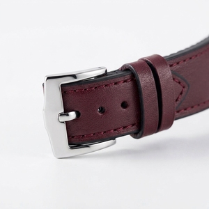 Bracelet de montre en cuir véritable de qualité supérieure, pleine fleur, souple, réglable avec boucle ardillon, pour hommes et femmes, vente en gros OEM - Product Image 4