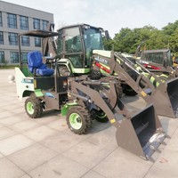 Wheel Loader Listrik Mini XC906-EV Baru, Bucket 1.0 m, Motor Baterai Lithium, Daya Gali Tinggi, Hemat Energi
