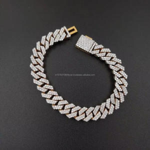 Bracelet gourmette de luxe inspiré des diamants, cultivé en laboratoire, avec une construction robuste et un style intemporel - Product Image 1