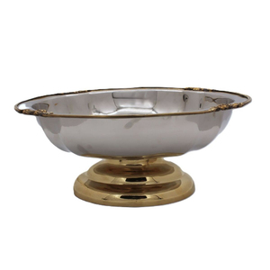 Vaisselle de luxe en métal plaqué or et argent poli de haute qualité, très demandée, à prix impressionnant. - Product Image 5