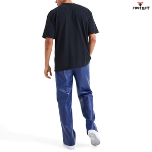 Camiseta Deportiva Personalizada al por Mayor para Hombre, Estilo Holgado, Manga Corta, 100% Algodón, Impresión Serigráfica - Product Image 3