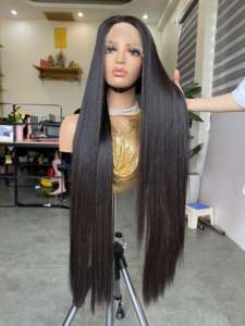 Perruque Bob Cut en Cheveux Humains Vierges Remy 100% Faits à la Main, Dentelle Personnalisée 30 Pouces, Style Boucles Crépues 14 Pouces, Trame Donateur Unique Vietnam - Product Image 6