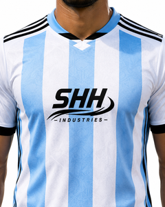 Custom Men's <b>Soccer</b> Jersey Shorts Set Football Team Uniform Breathable Mesh Quick Dry Polyester Sportswear OEM ODM - Product Image 6