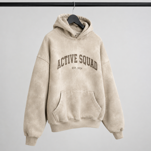 Sudadera con Capucha Oversize Active Squad, Teñido Degradado, Algodón French Terry, Diseño Casual para Hombre con Bolsillos, Otoño 2026 - Product Image 4